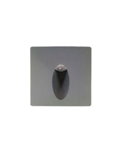 Spot contre marche icone GRIS 3W 3000K IP65 86*86