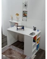 Bureau Compact en Bois avec Rangements Intégrés