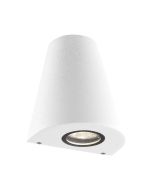 Applique Lerio 2xGU10 aluminium IP 44 Blanc