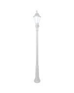 Candélabre RUT E27 6W INCL, 2.5m, blanc