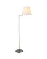 Lampadaire Valance 1xE27 Ø350xH1590mm Argenté
