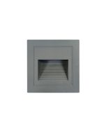 Spot contre marche Kuadrat gris 3W 3000K IP65 85*85