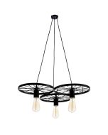 Suspension Aurora 3XE27 40W filament incluse