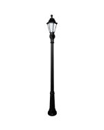 E Candelabre RUT E27 6W INCL, 2.5m, noir