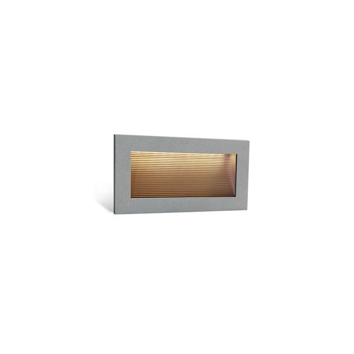 Encastré mural LED Oblong Gris 2,6W 3100K AC110~240V N16