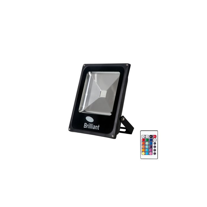 E YN Projecteur Jinna LED 30W telecommande RGB IP65