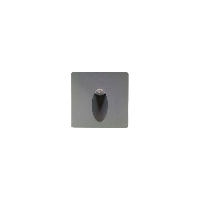 Spot contre marche icone GRIS 3W 3000K IP65 86*86