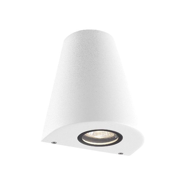 Applique Lerio 2xGU10 aluminium IP 44 Blanc