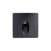 Spot contre marche icone NOIR 3W 3000K IP65 86*86
