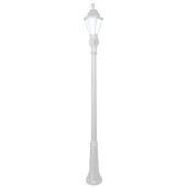 Candélabre RUT E27 6W INCL, 2.5m, blanc