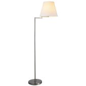 Lampadaire Valance 1xE27 Ø350xH1590mm Argenté