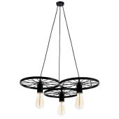Suspension Aurora 3XE27 40W filament incluse